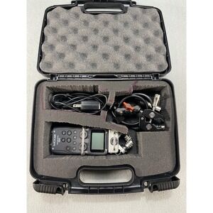 Zoom H5 Handy Recorder In Case AC Adapter 3 Ft Microphone Cable